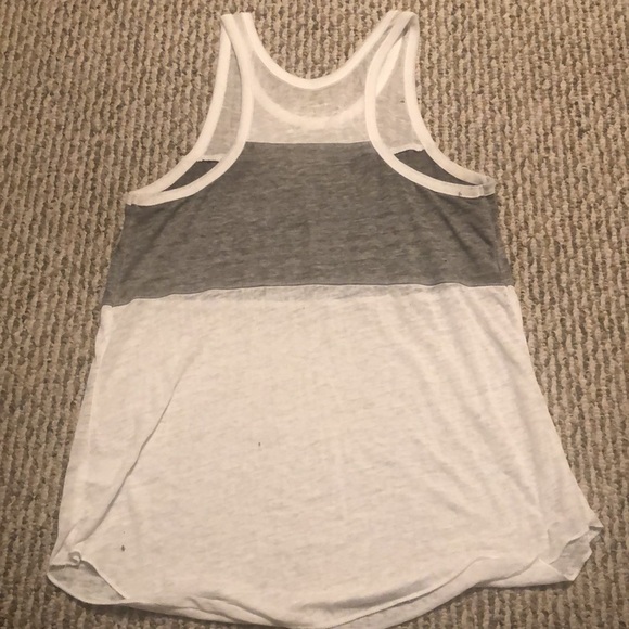 White and Grey Tank Top w/ “FRESH” on the front. - Picture 2 of 2